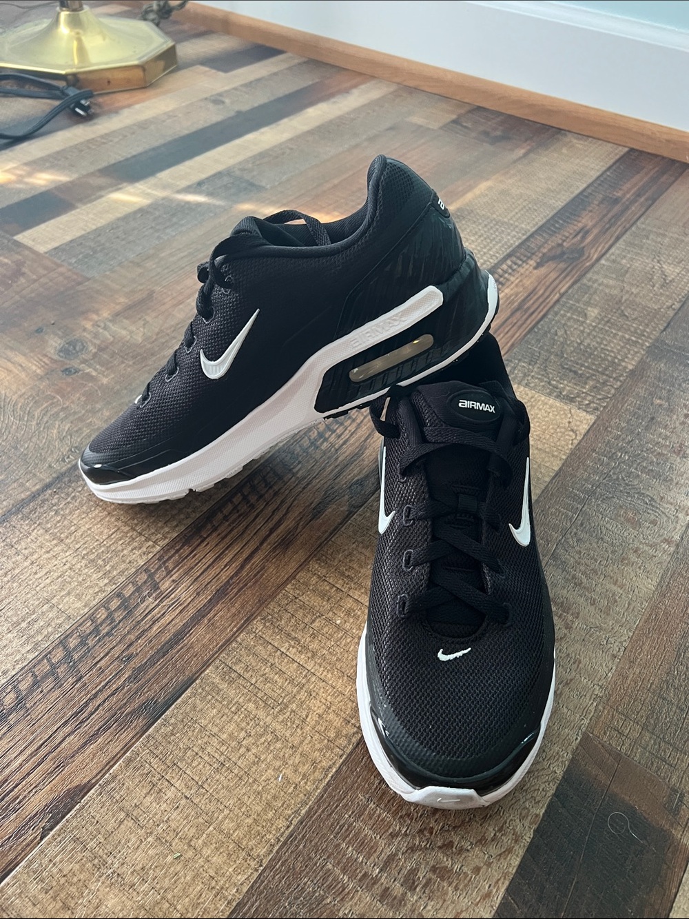 Nike Men’s Black and White Air Max Sneakers